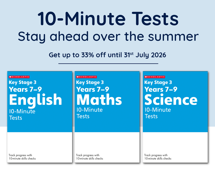 10-Minute Tests. Short, focused daily practice. Get up to 33% off until 31st July 2026