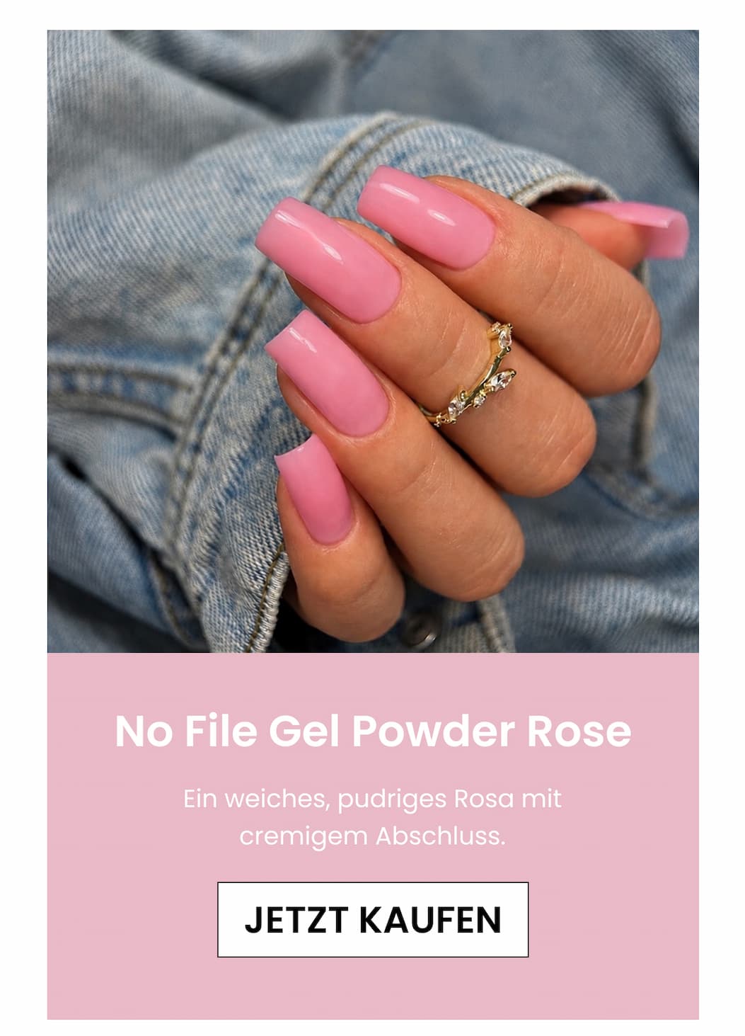 No File Gel Powder Rose