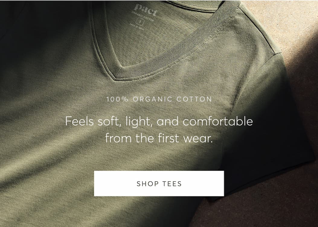 Feels soft, light and comfortable from the first wear. | Shop Tees