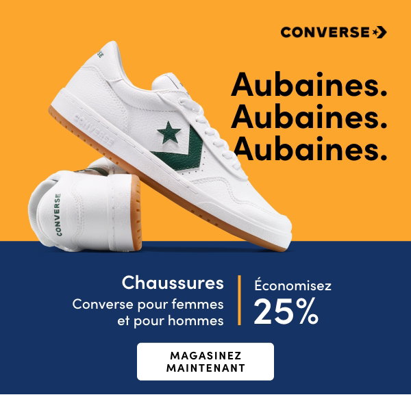 Chaussures Converse pour femmes et pour hommes économisez 25%