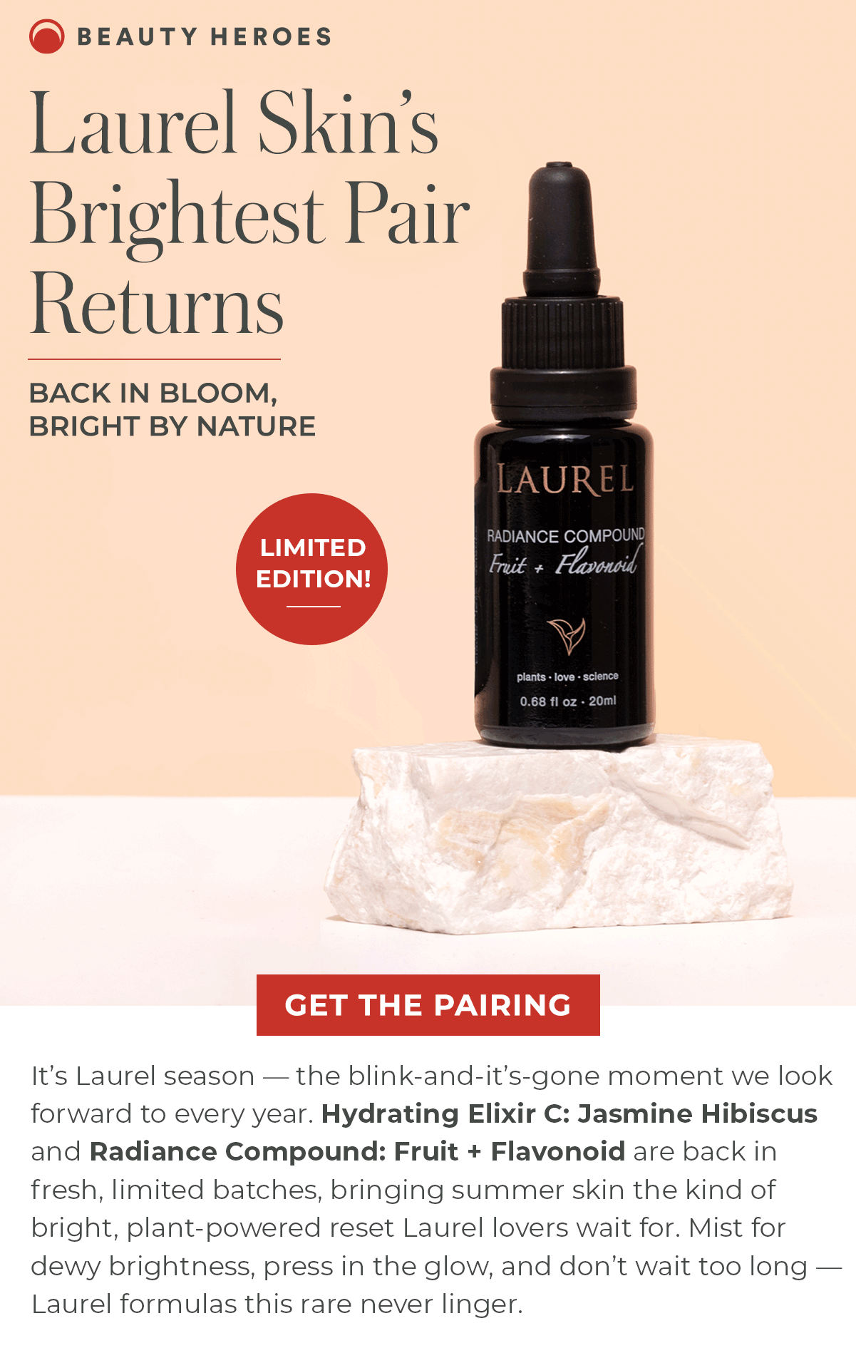 Laurel Skin's Brightest Pair Returns | Back in Bloom, Bright by Nature — Limited Edition!