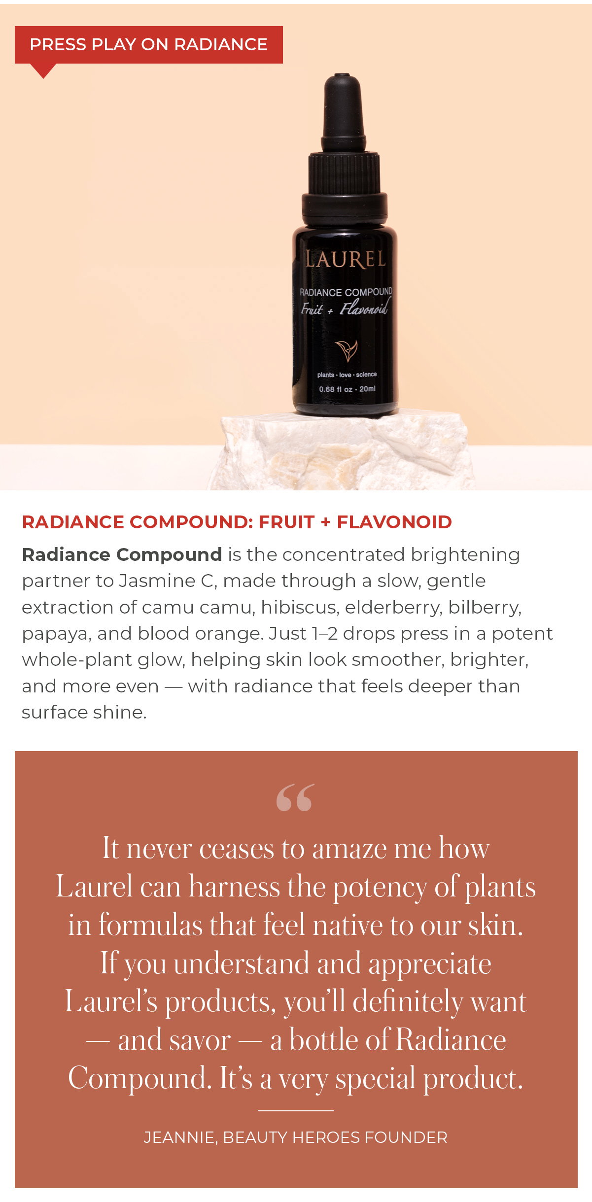 Radiance Compound: Fruit + Flavinoid