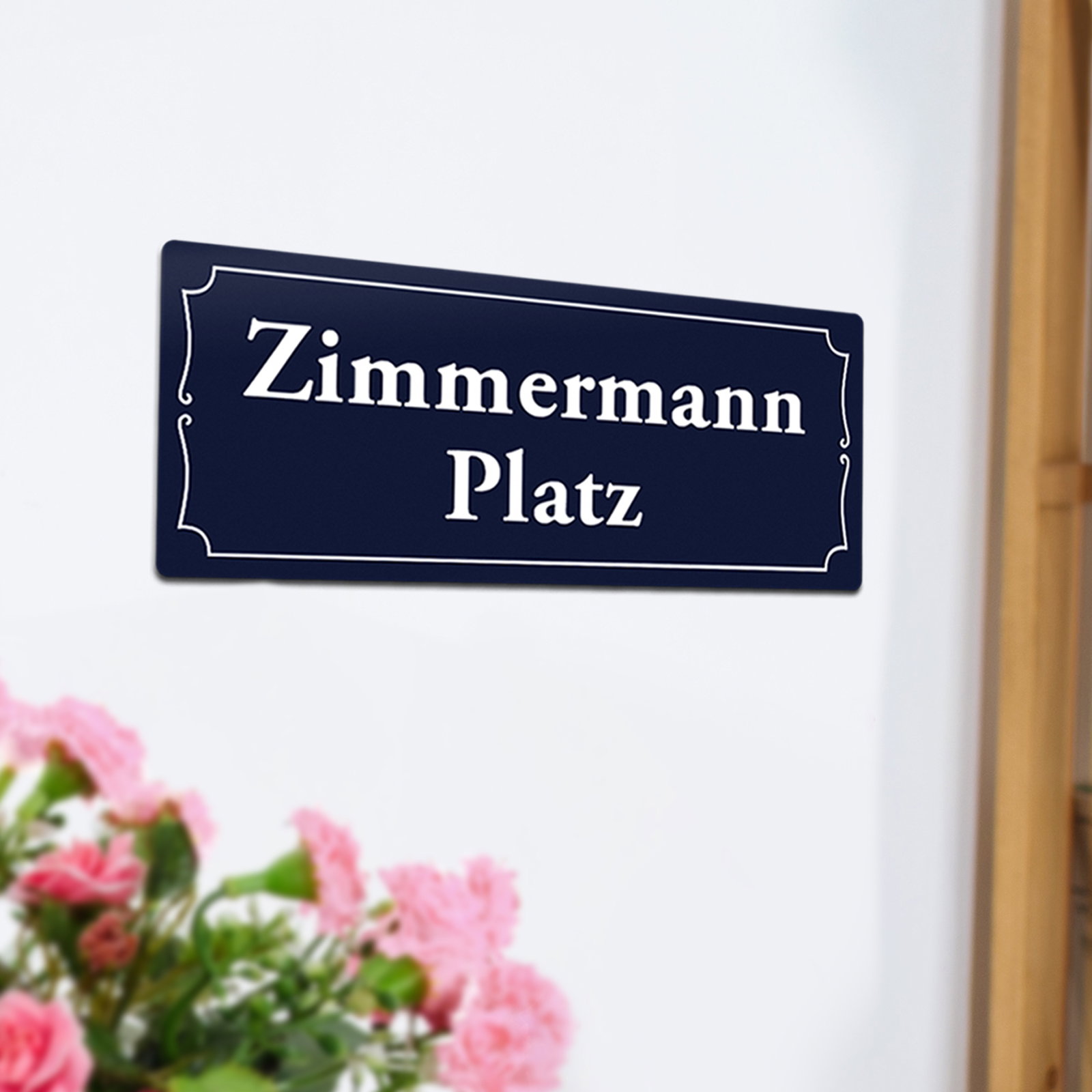 Image of Türschild als Straßenschild mit personalisiertem Namen