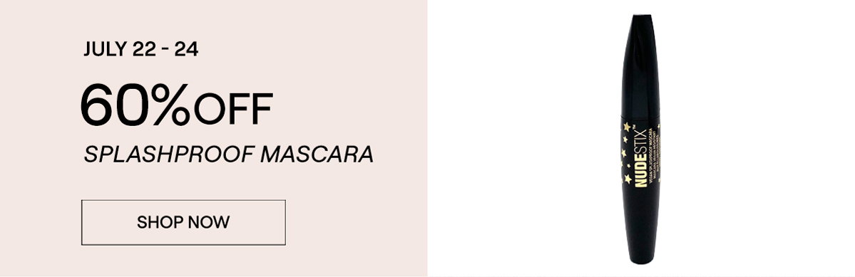 splashproof mascara