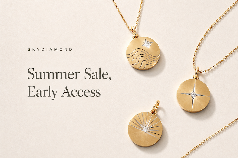 summer sale necklaces in gold