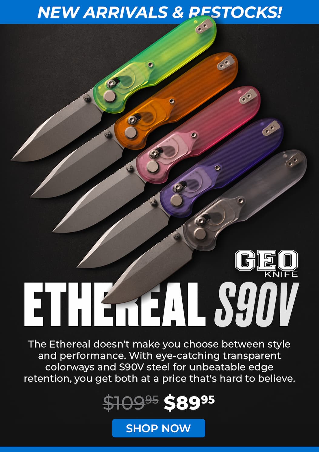 GEO Knife Ethereal S90V