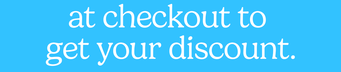 Use WELCOME20 at checkout 