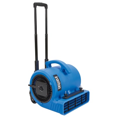 Ironton 1 HP Air Mover, 4000 CFM, 3-Speed, Telescoping Handle