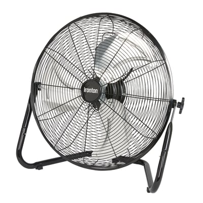 Ironton 20in. High-Velocity Fan, 4500 CFM, 3-Speed, Tilting Head, 120V, Air Circulator