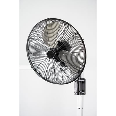 Strongway Oscillating Wall-Mount Fan, 20in., 3400 CFM, 3 Speeds, Adjustable Tilt, High-Velocity Airflow, All-Metal Construction, Quiet Operation, Garage, Shop, Warehouse