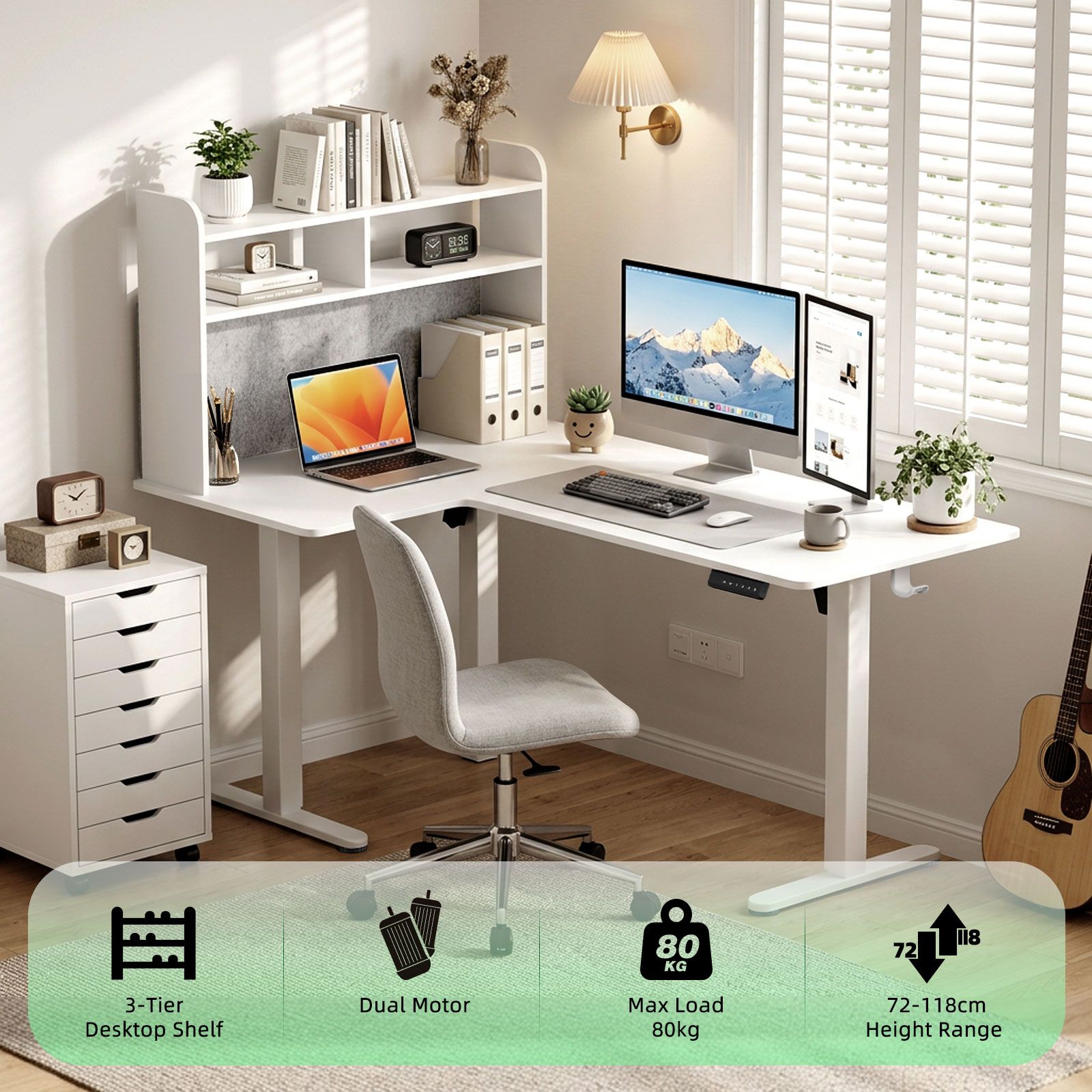 L-Shaped Standing Desk