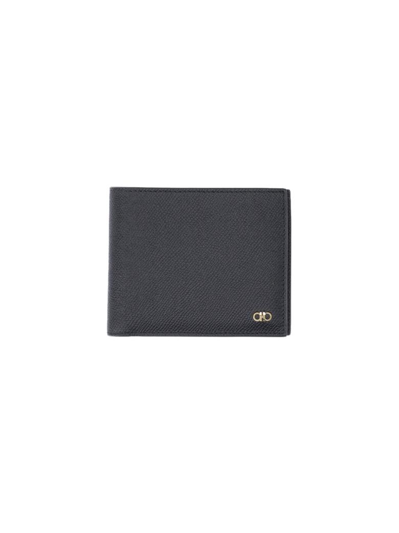 Ferragamo - Portafoglio bi-fold "Gancini"
