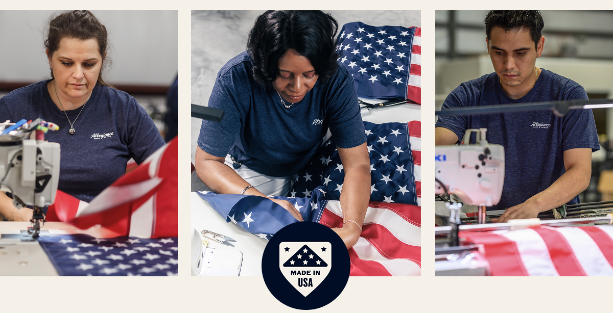American Flags made by Americans