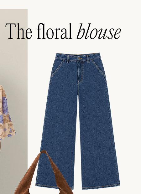 Jojo Wide Leg Jeans Blue