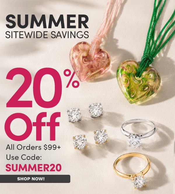 Extra 20% Off All Orders $99+ with Code: SUMMER20 at Checkout