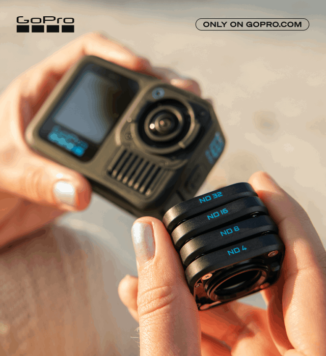 GoPro | ONLY ON GOPRO.COM | HERO13 BLACK | ND 32 | ND16 | ND 8 | ND 4