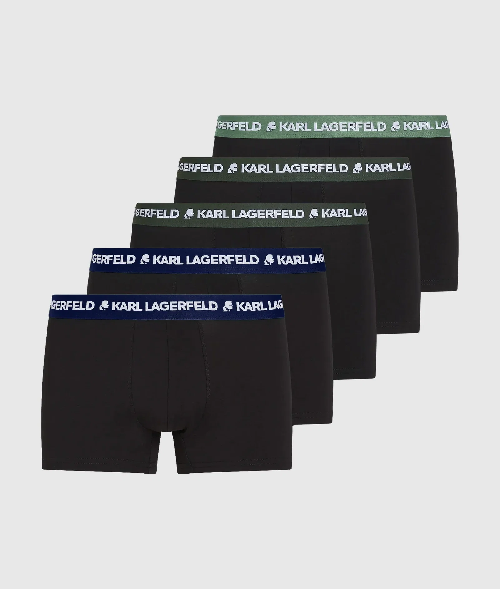 Image of Contrast waistband trunks – 5-pack