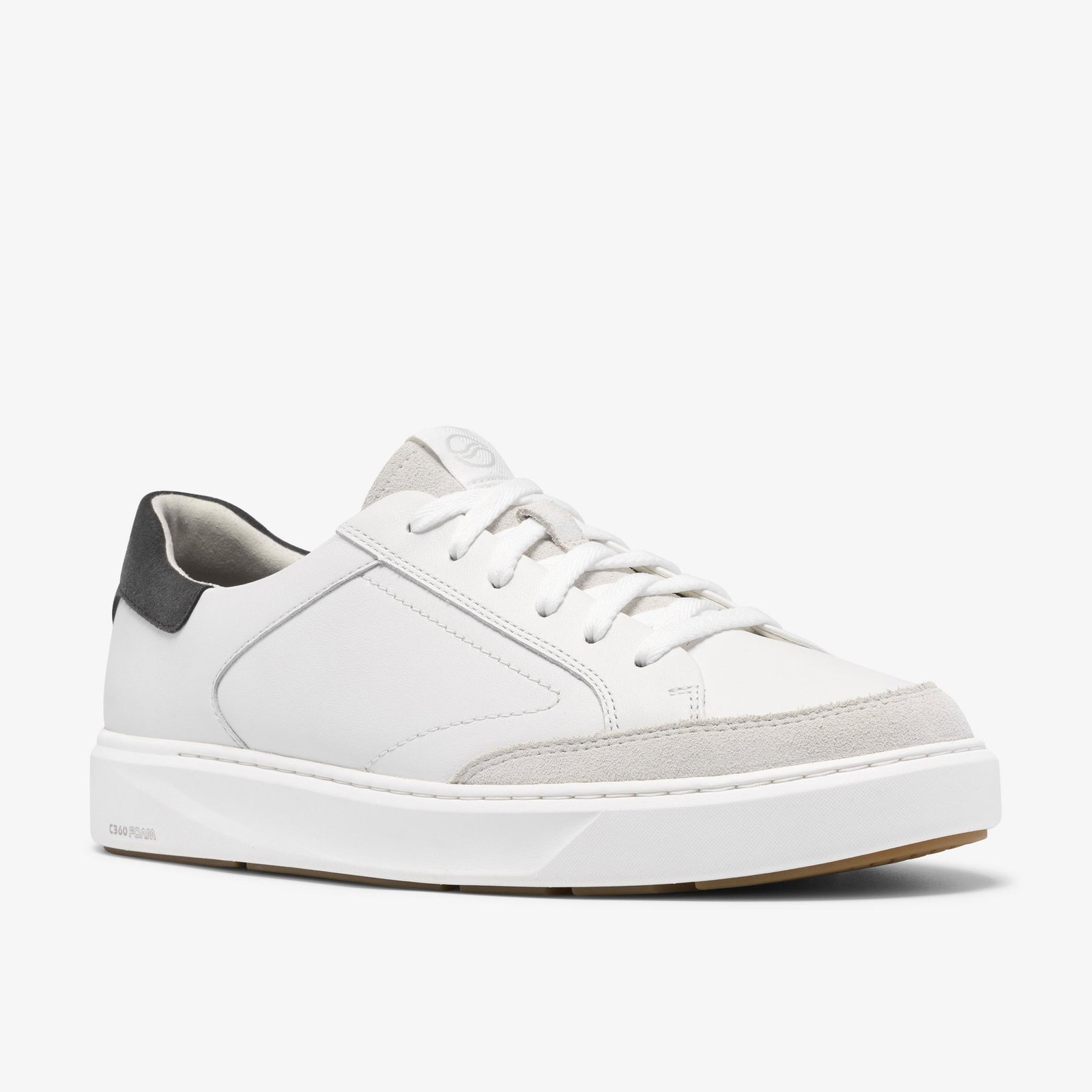 Shop Code C Tie White Leather