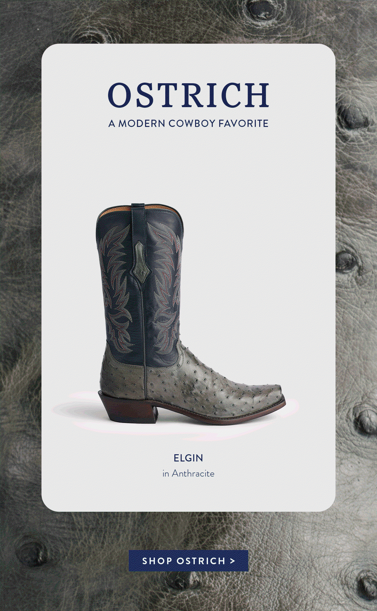 Ostrich Boots