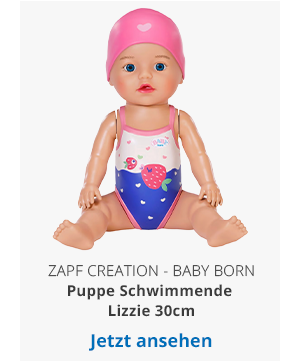 Zapf Creation - BABY BORN Puppe Schwimmende Lizzie 30cm