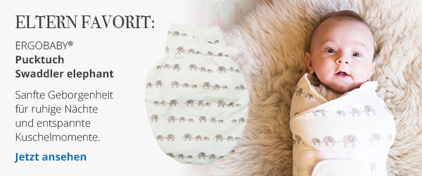 Eltern Favorit: Pucktuch Swaddler elephant - Sanfte Geborgenheit für ruhige Nächte und entspannte Kuschelmomente