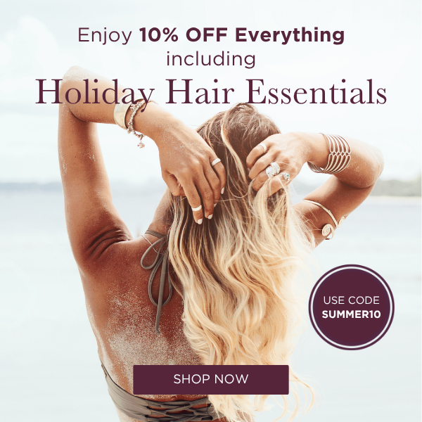 Get holiday ready with our Summer Haircare Essentials