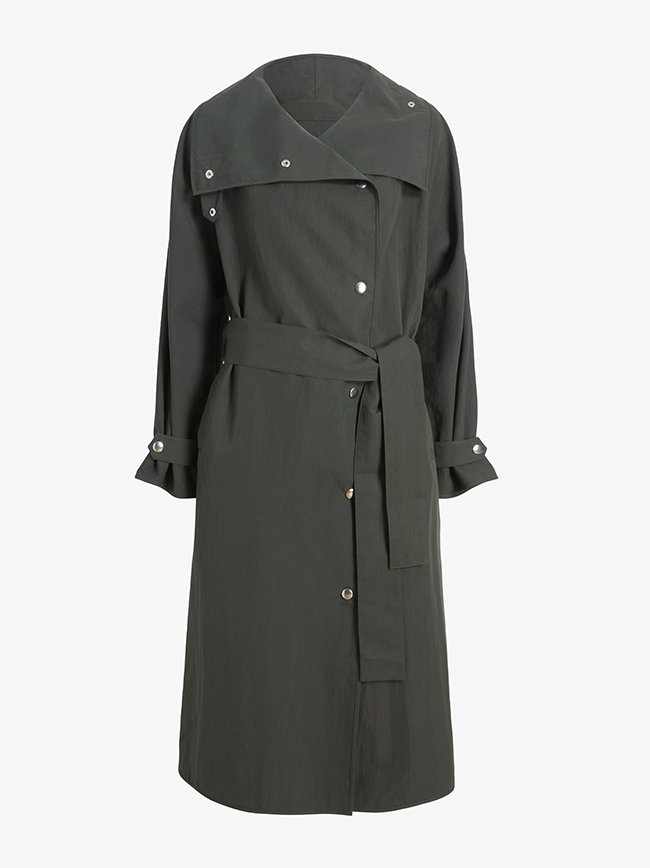 Corey Trench in Washed Cotton in Willow