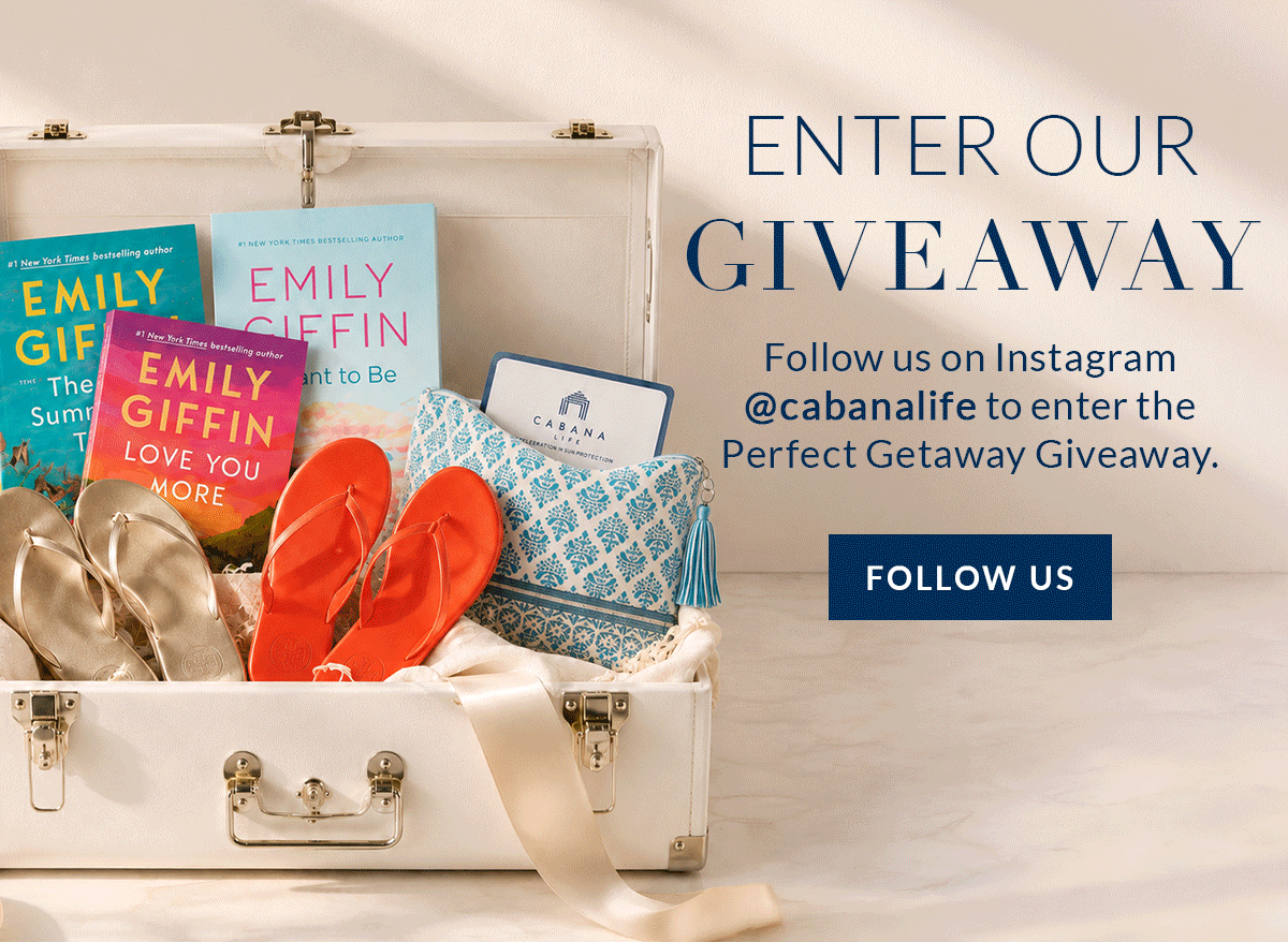 Follow us on Instagram to win a giveaway