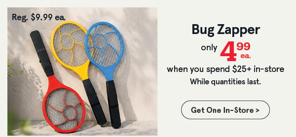 Bug Zapper only $4.99*