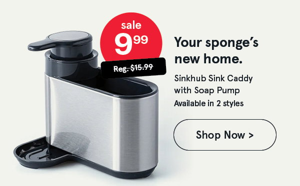 Sinkhub Sink Caddy with Soap Pump