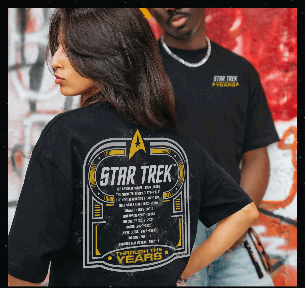 Star Trek T-Shirt Through The Years