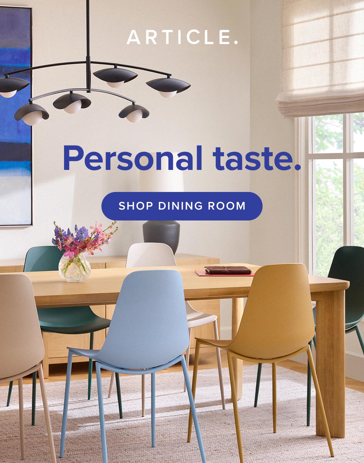 Personal taste: shop dining room.