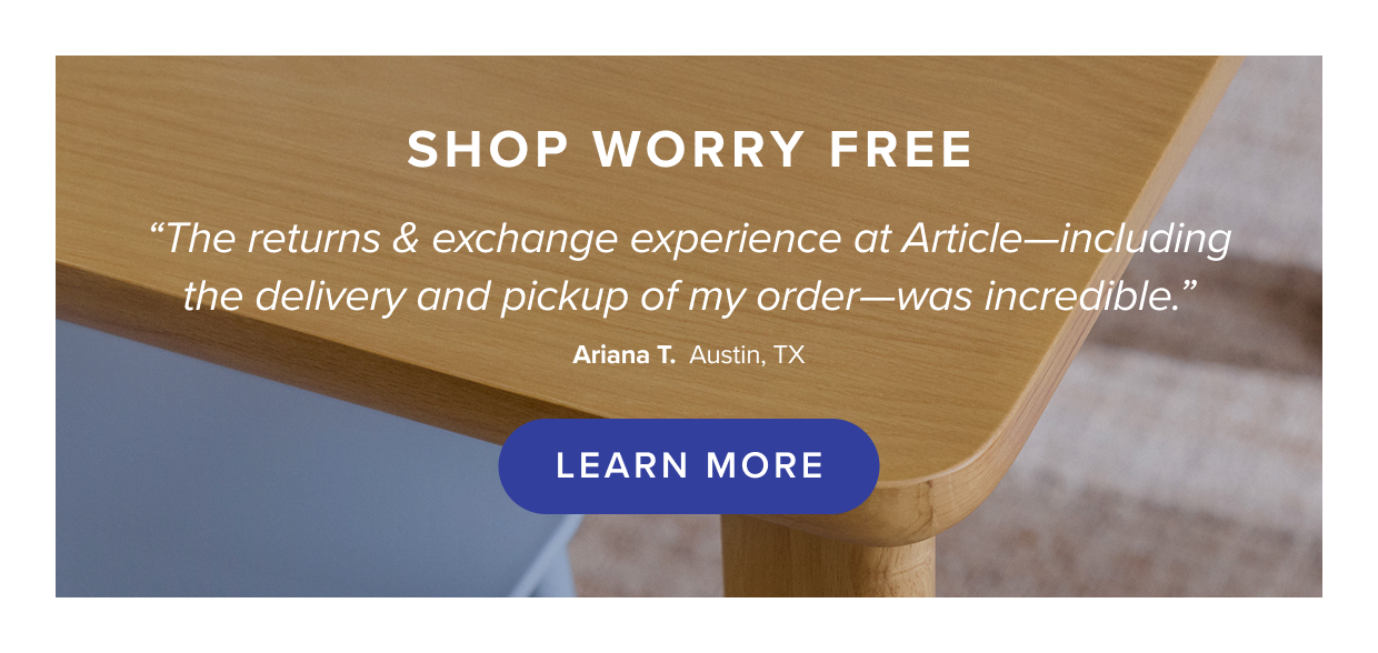 Satisfaction Guaranteed: Learn More.