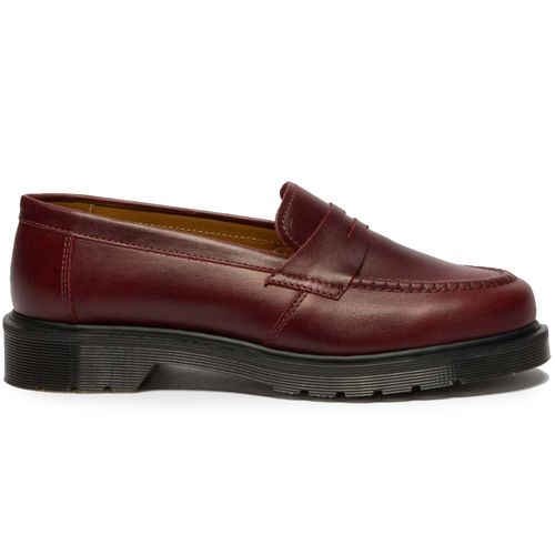 Dr. Martens Made In England Delapre Penny Loafer - Burgundy
