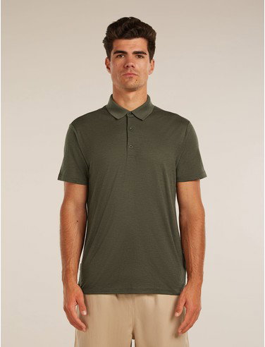 Men's Merino 150 Tech Lite Short Sleeve Polo - Dark Loden / L
