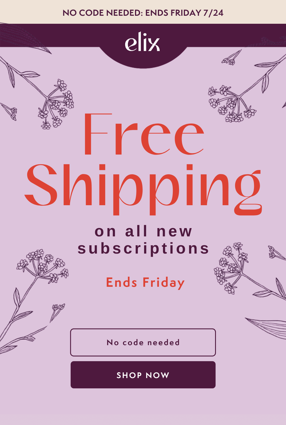 Limited Time: Free Shipping