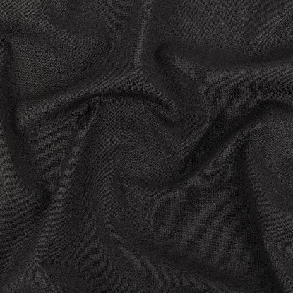 Image of Theory Black Stretch Blended Cotton Twill