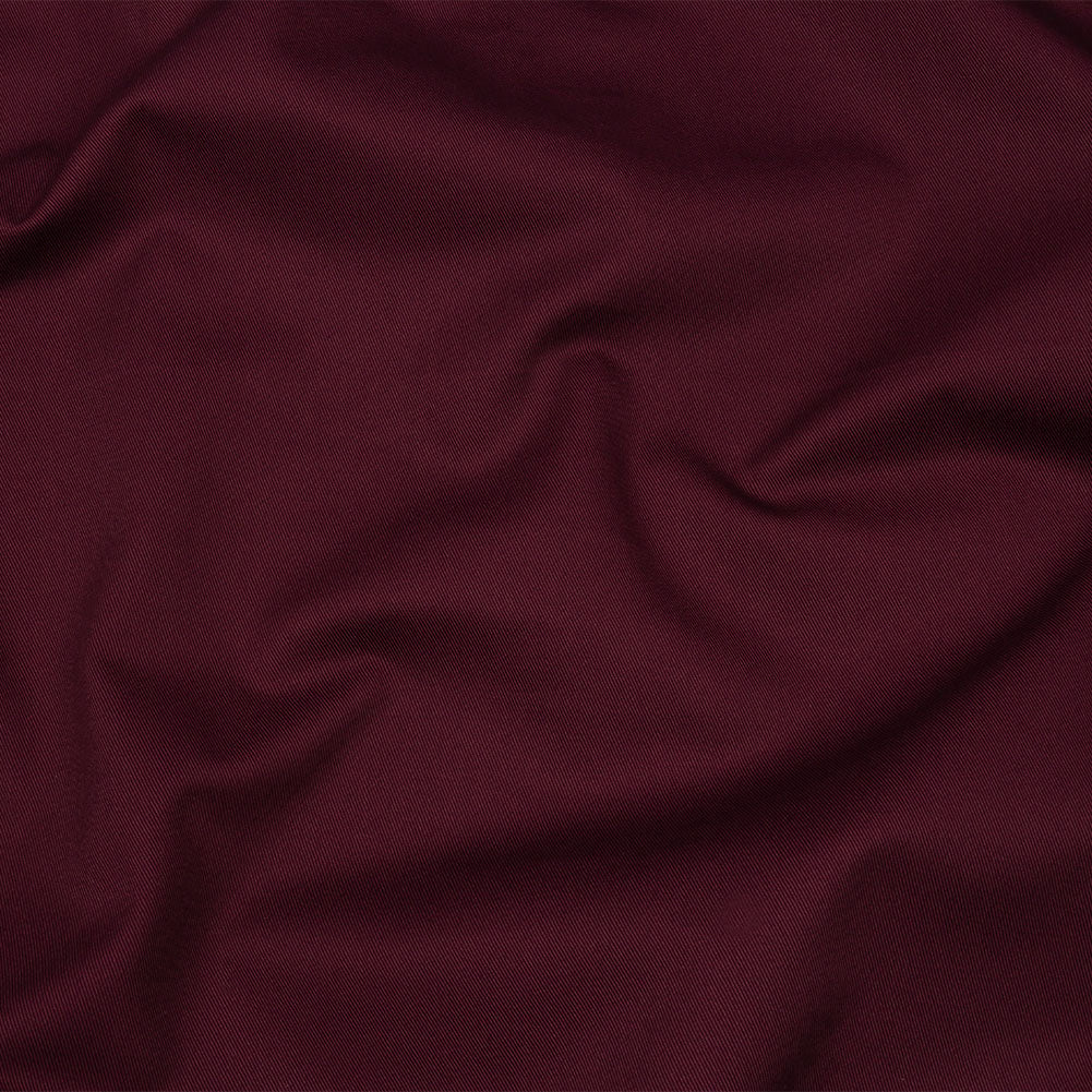 Image of Organic Cotton Twill - Maroon - Stratton Collection