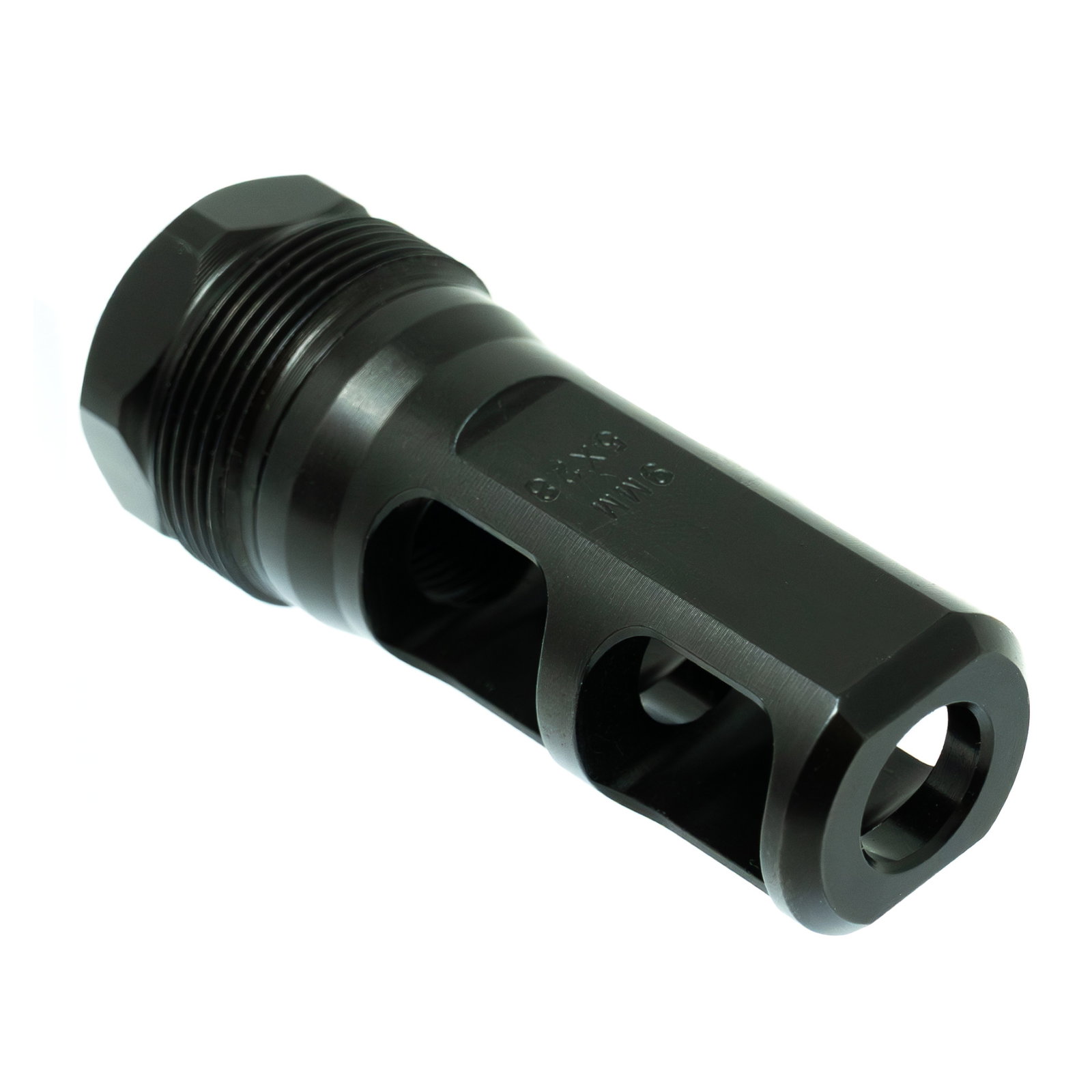 FAXON MUZZLOK® STAINLESS STEEL PLAN B MUZZLE BRAKE 1/2X28 - 9MM BORE