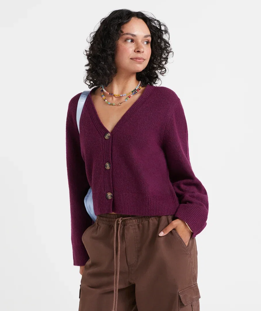 ABBY V NECK CARDIGAN