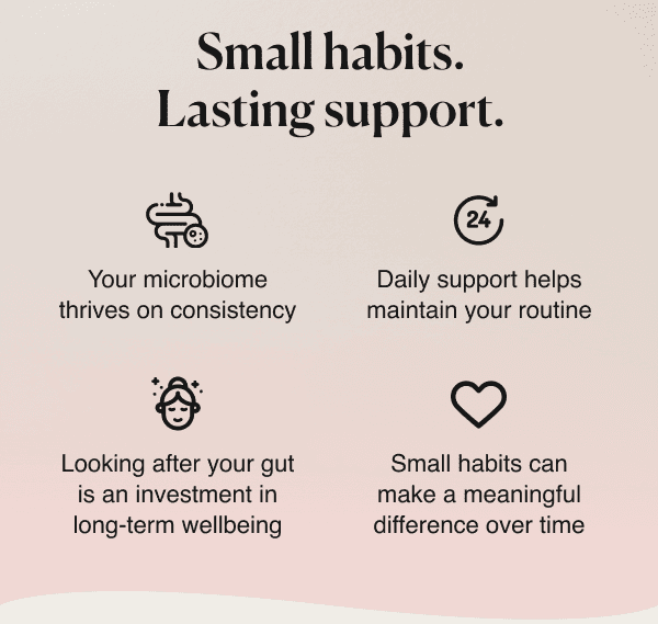The Naked Pharmacy Gut Love lasting support.