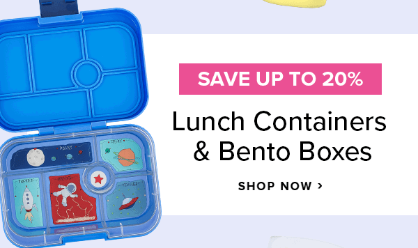 Save up to 20% on Lunch Containers & Bento Boxes