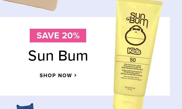 Save 20% on Sun Bum