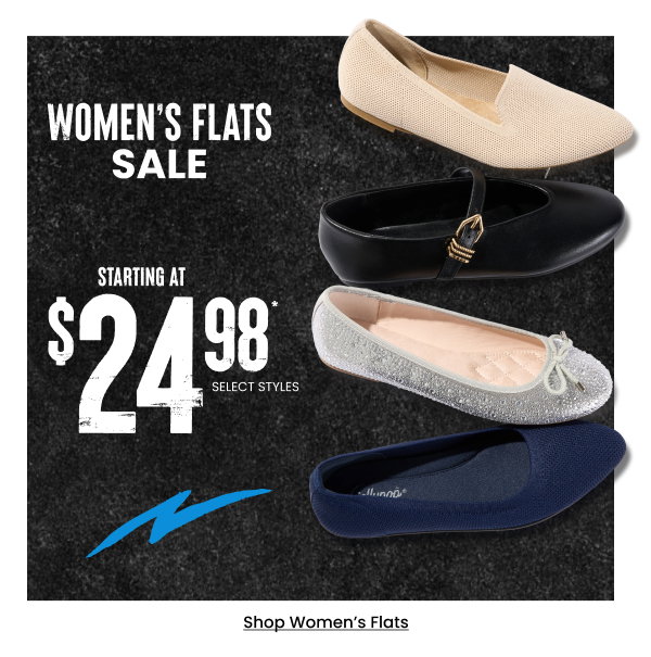 Women's Flats & Clogs Sale starting at $24.98