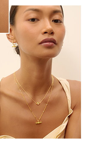 Classic Collection Cubic Zirconia Necklace In Gold Plating