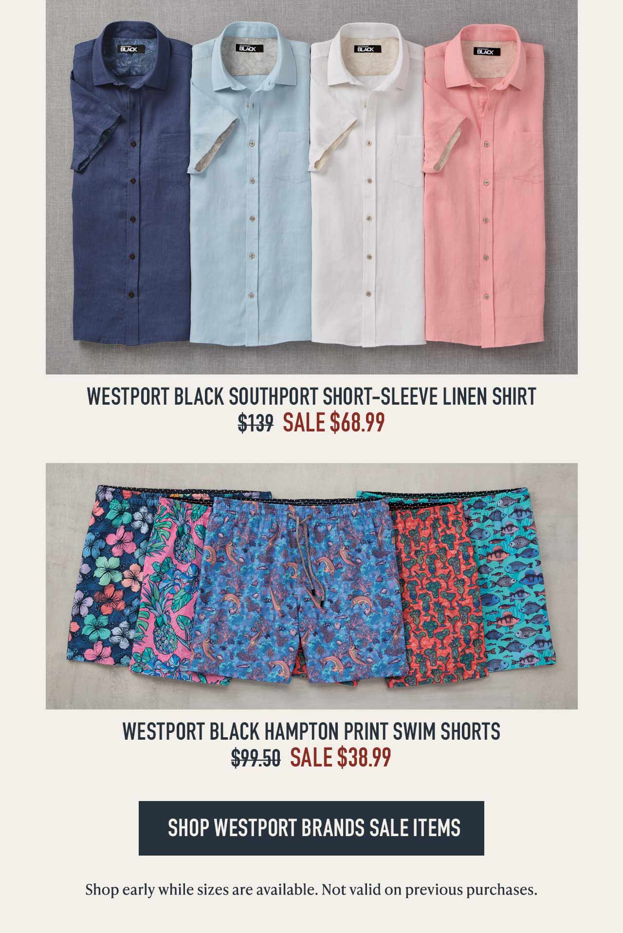 Shop Westport Brands sale — big savings at Westport Big & Tall