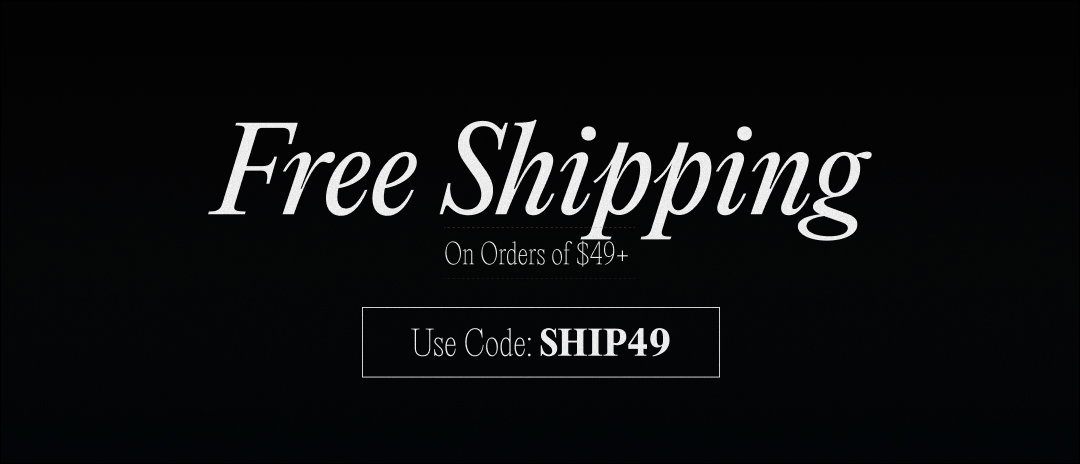 FREE shipping on orders $49+