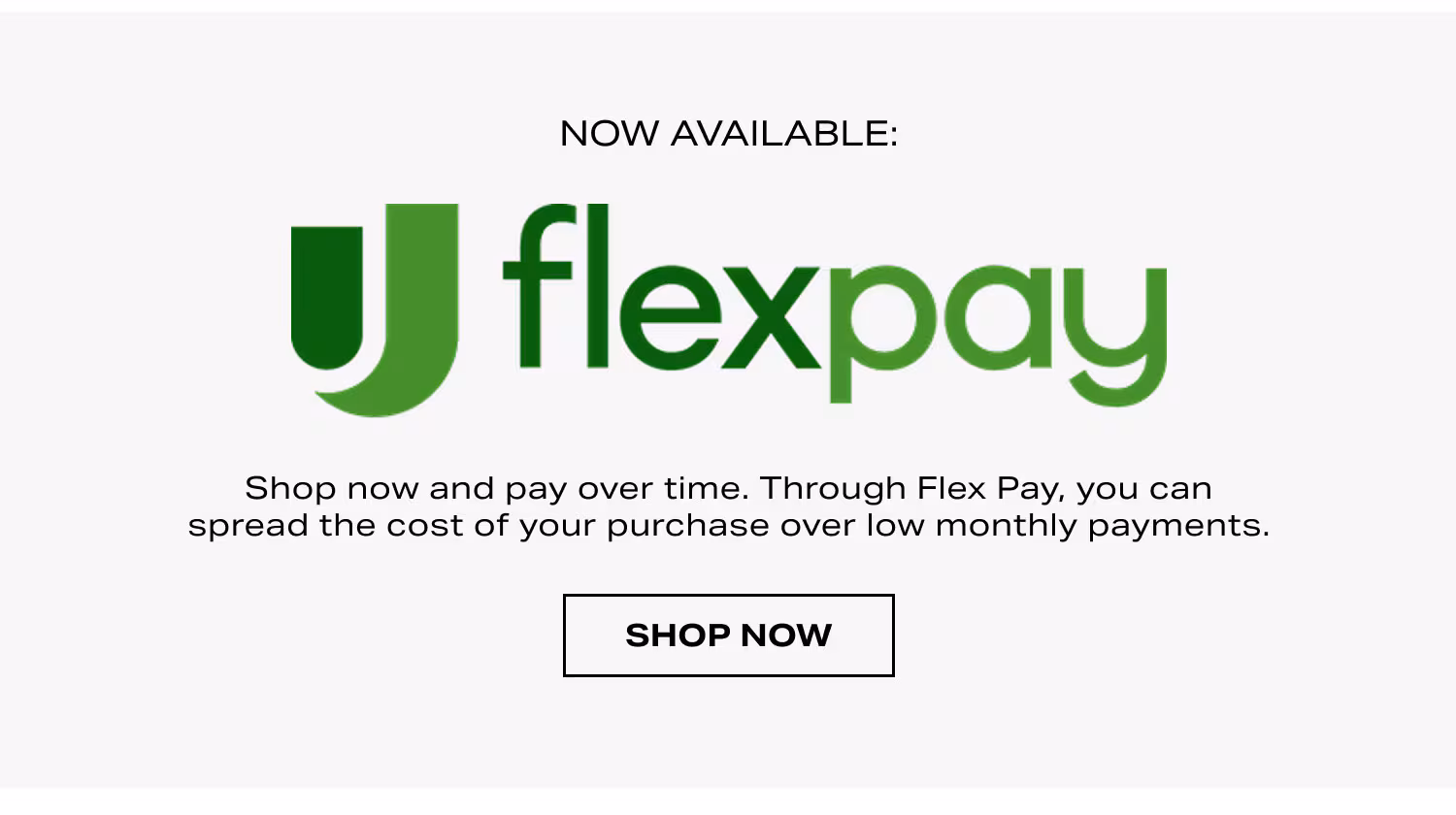 Shop Now with Flexpay
