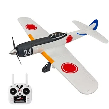 COOLBANK Ki-84 Plus 2.4G 4CH 1:16 Scale 690mm Wingspan Built-in Gyro 3D/6G Switchable One Key Aerobatics EPP RC Airplane RTF