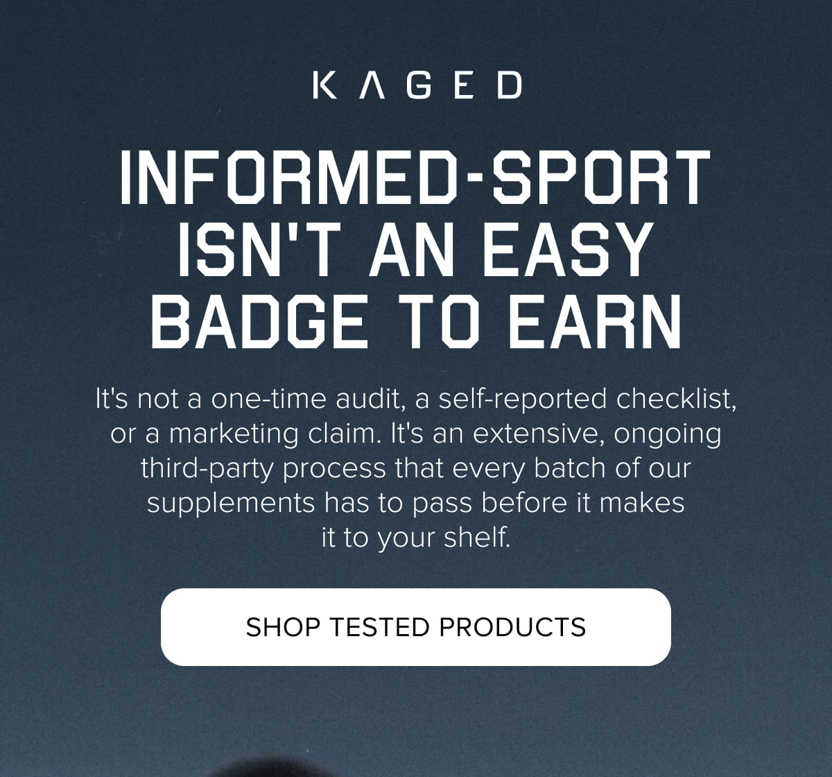 informed-sport isn't an easy badge to earn